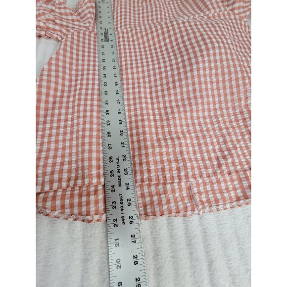 Gingham Checkered Blouse - Pink - Picture 6 of 9